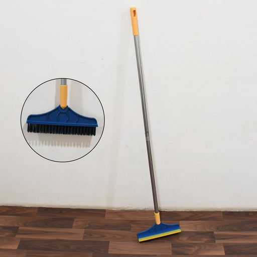 2 in 1 Cleaning Brush & Wiper , Long Handle Floor Brush by Your Brand