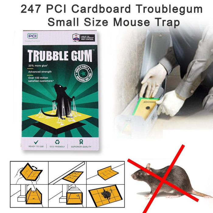 PCI Cardboard Troublegum Small Size Mouse Trap-1pc by Your Brand
