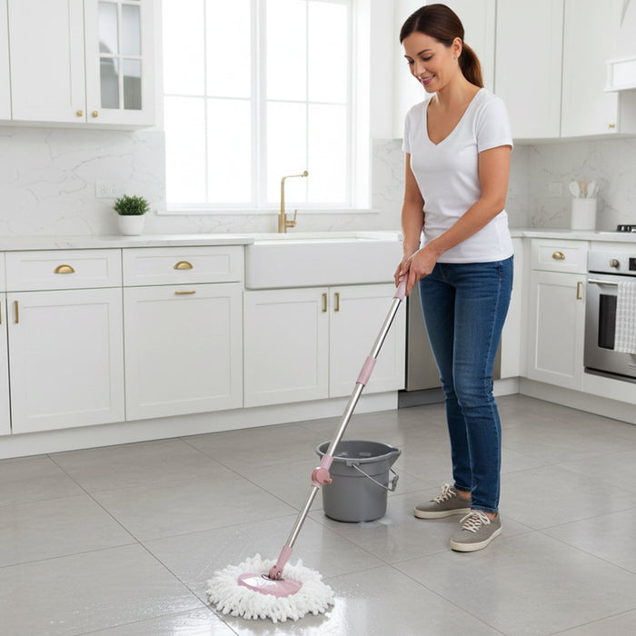Supermom Turbo Spin Mop Pipe Set (1 Set, 130 Cm) by Deal dekho