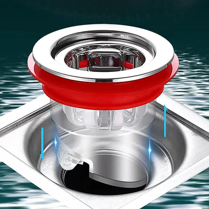 Plastic Odour Proof Floor Drain Sink Drain for Toilet Bathroom Kitchen (1 Pc) by Your Brand