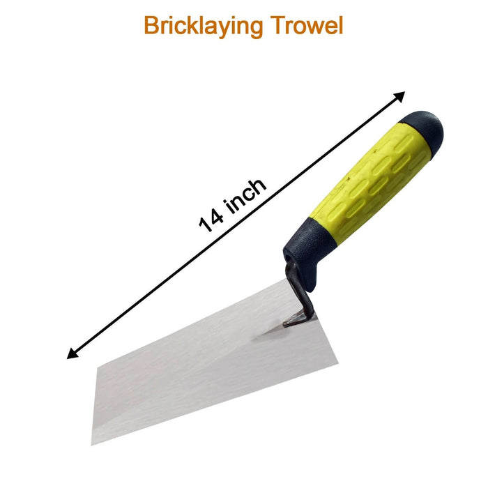 Square Head Professional Render Plastering Trowel, Smooth Trowel 14 Inch by Your Brand