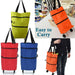 Folding Cart Bags Trolley Shopping Bag For Travel Luggage by Your Brand