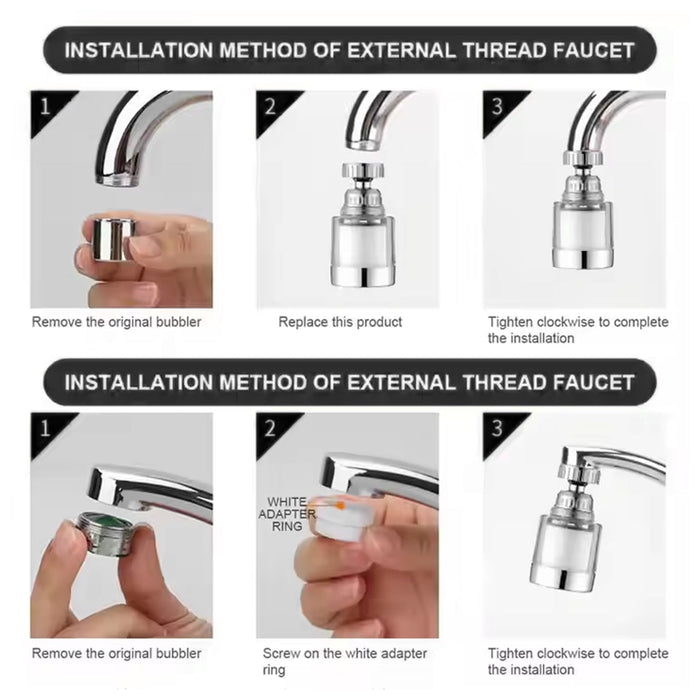 Water Faucet Extender, Swivel Faucet Aerator (1 Pc) by Your Brand