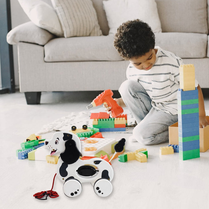 Dog Pull Along Toddler Toy with Attractive Design (1 Pc) by Your Brand