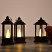 Lantern with artificial candle for indoor and outdoor.