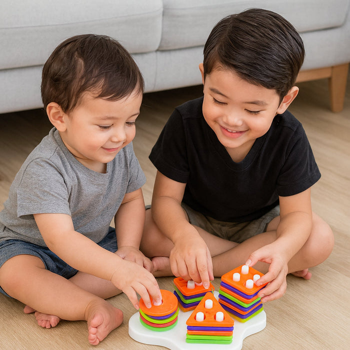 Geometric Stacking Sorter Puzzle Toy by Your Brand