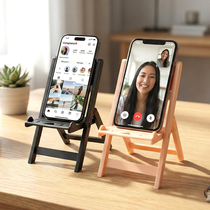 Mini Chair Shape Mobile Stand Holder (1 Pc) by Your Brand