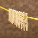 Heavy Duty Bamboo Wooden Cloth Clips / Pegs (20 Pcs Set) by Your Brand