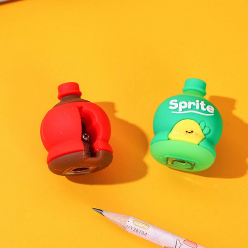 2-in-1 3D Cold Drink Bottle Shape Rubber Pencil Set, Boys Girls Gifts (1 Pc ) by Your Brand