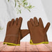 Gloves Gardening Gloves for Men Women Leather Gloves Heavy Duty Gloves (1 Pair) by Your Brand