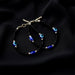 Adjustable Black Bead Evil Eye Protection Bracelet Set (2 Pc) by Your Brand