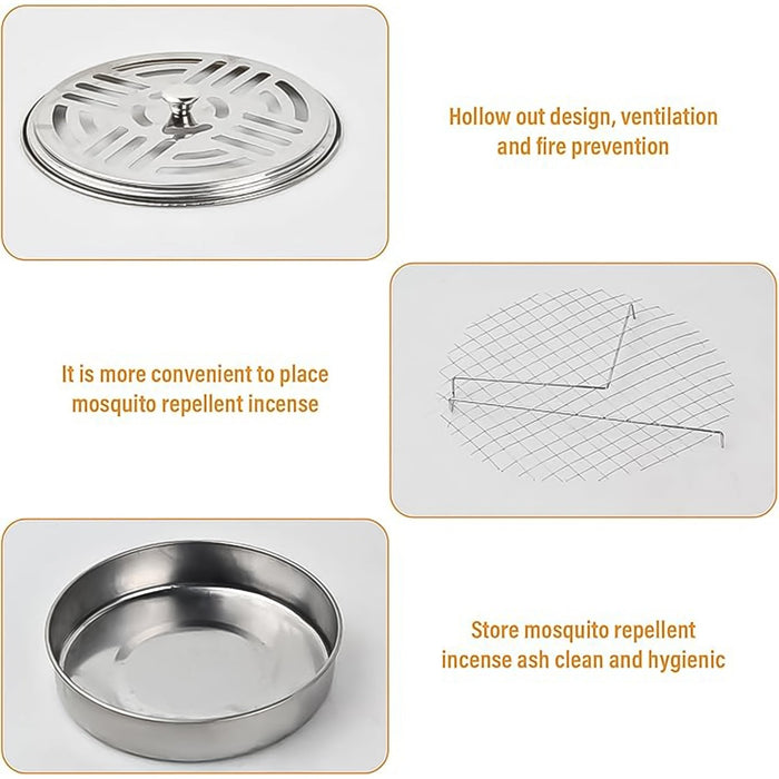 Decorative Mosquito Coil Holder Mosquito Coil Container,  for Home Patio