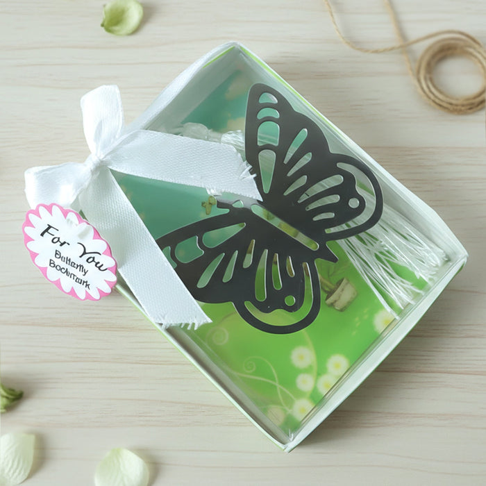 Elegant Butterfly Design Metal Bookmark (1 Pc) by Your Brand