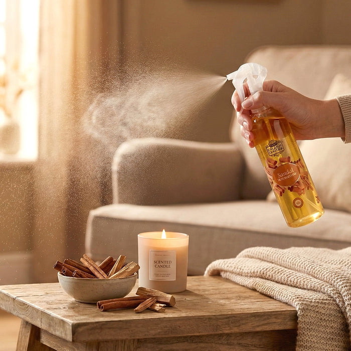 Sandal Fragrance Air Freshener Spray for Home, Room & Office Use (250 ML) by Your Brand