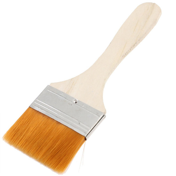 Flat Paint Big Size Brush for Watercolor & Acrylic Painting( Multicolor 2 Pc Set) by Your Brand