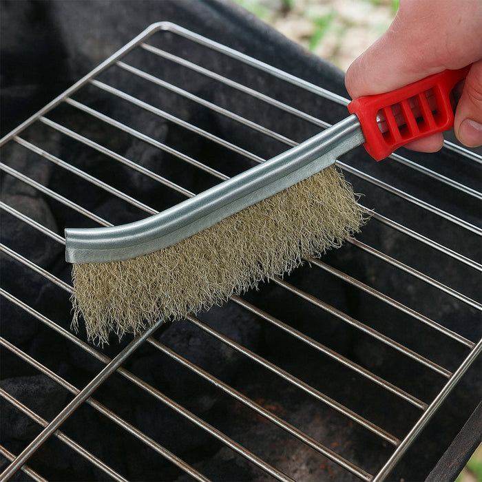 Stainless Steel Wire Hand Brush Metal Cleaner Rust Paint Removing Tool by Your Brand