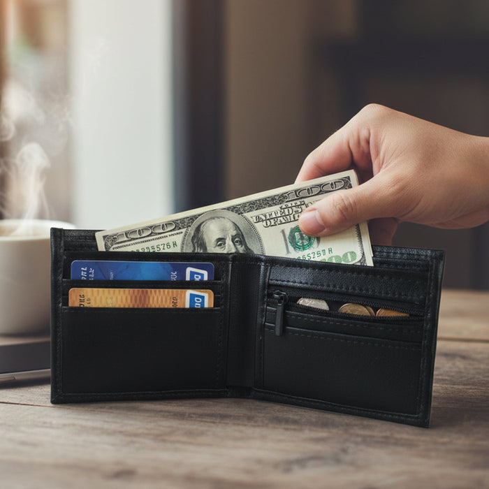 Classic Gents Bi-Fold Wallet (1 Pc) by Your Brand
