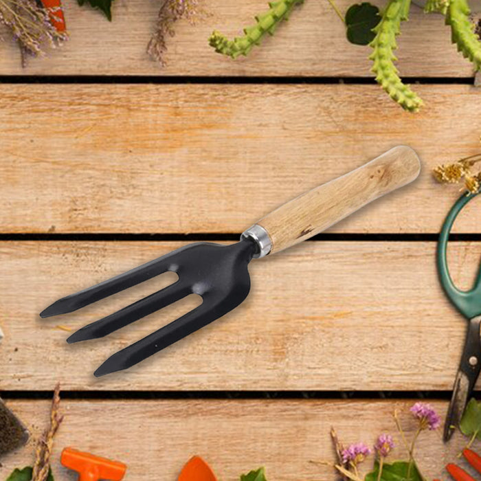 Hand Weeding Fork (Steel, Black) by Your Brand