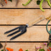 Hand Weeding Fork (Steel, Black) by Your Brand