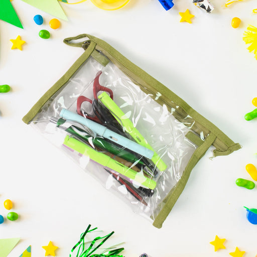Transparent Zipper Closing Pouch (1 Pc) by Your Brand