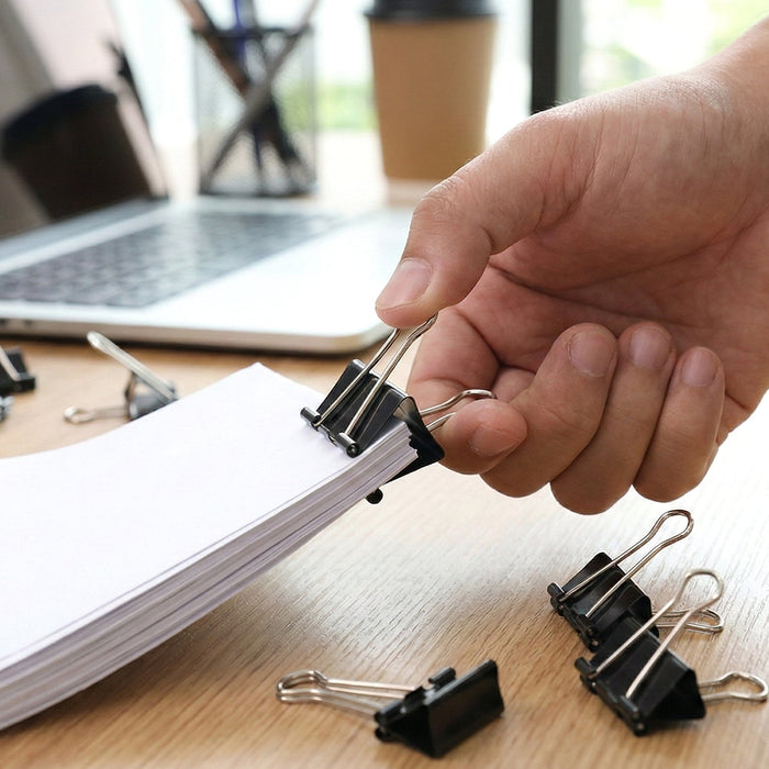 Binder Clip Paper Holder (2 Pc / 19mm) by Your Brand