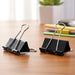 25mm Black Binder Clips (12 Pc) by Your Brand