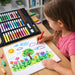 130 Piece Approx Complete art and drawing color kit by Your Brand