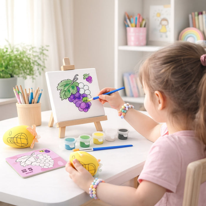 Kids Creative Paint & Learning Activity Kit (1 Set) by Your Brand