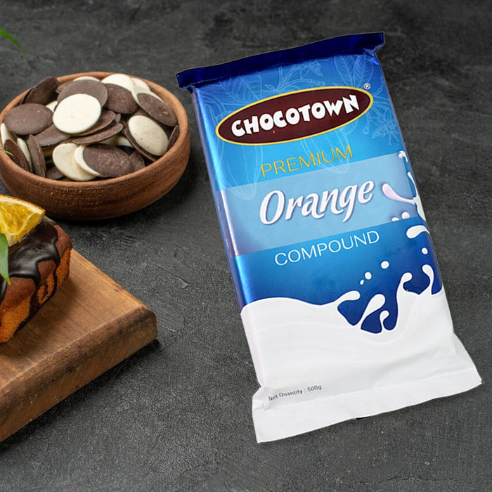 Chocotown Premium Orange Compound (500gm) by Your Brand
