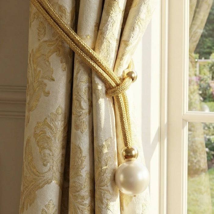 Stylish window curtain holder