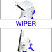 Plastic Easy Glass Cleaner 3 in 1 Spray Type Cleaning Brush, Pack of 1 by Your Brand
