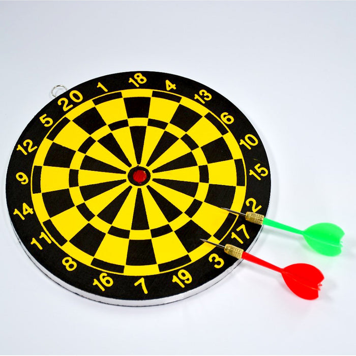 Small Dart Board with 2 Darts – Sports & Indoor Game for Kids by Your Brand