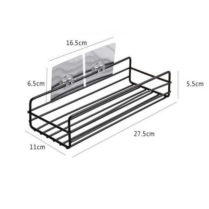 Multipurpose Wall Mount Metal Bathroom Shelf and Rack for Home and Kitchen. by Your Brand