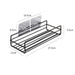 Multipurpose Wall Mount Metal Bathroom Shelf and Rack for Home and Kitchen. by Your Brand