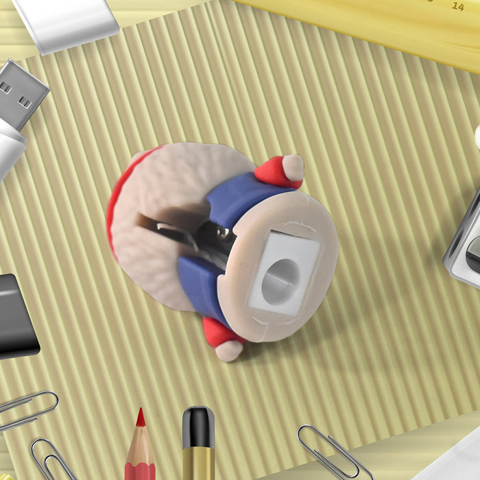 Cartoon Pencil Sharpener with Built-In Eraser – Fun Practical Stationery by Your Brand