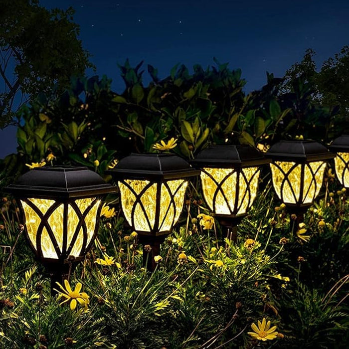Solar Pathway Lights Outdoor Garden Lights (2 Pcs Set) by Your Brand