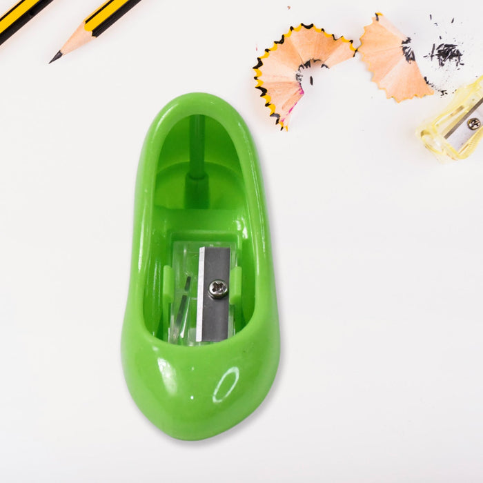 High Heels Shape Pencil Sharpener Single Pencil Sharpeners (Mix Colour) by Your Brand