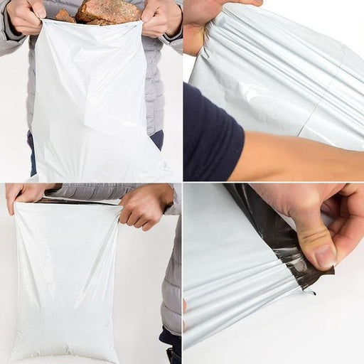 Tamper Proof Courier Bags (06X06 inch) Pack of 100Pcs by Your Brand