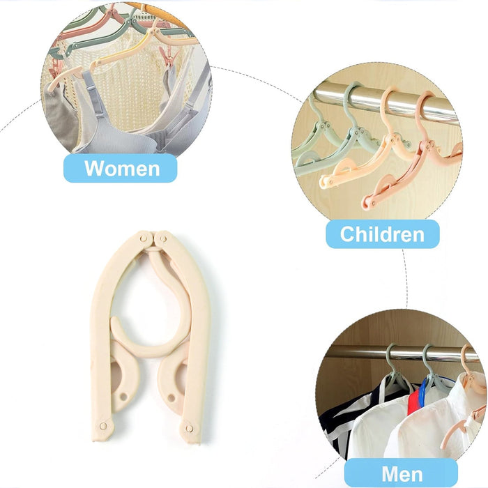 Travel Hangers, Portable Folding Clothes Hangers (1 Pc) by Your Brand