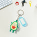 Cute Avocado Cartoon Keychain with Name Tag Holder (1 Pc) by Your Brand