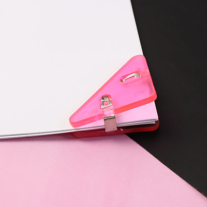 Triangle Paper Clips | Small Corner Clips for Paper, Document Clip (1 pc) by Your Brand