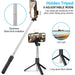 3 in 1 Wired Selfie Stick with Extendable Handle (70 Cm Long) by Your Brand