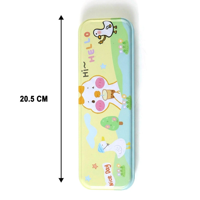 Cute Cartoon Geometry Box Stationery Set (1 Set) by Your Brand