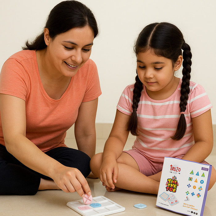 Tic Tac Toe Classic Strategy Board Game for Kids (1 Set) by Your Brand