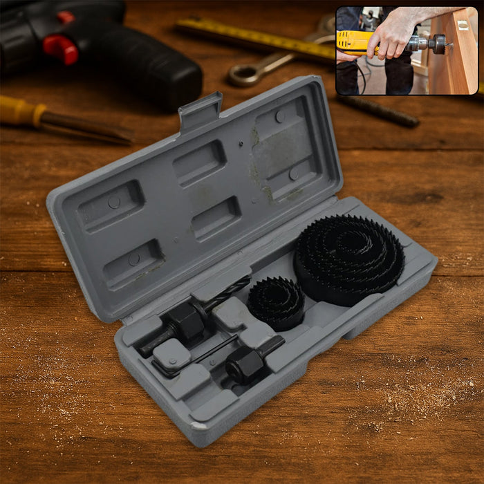 12 pcs 19-64mm Hole Saw Kit by Your Brand