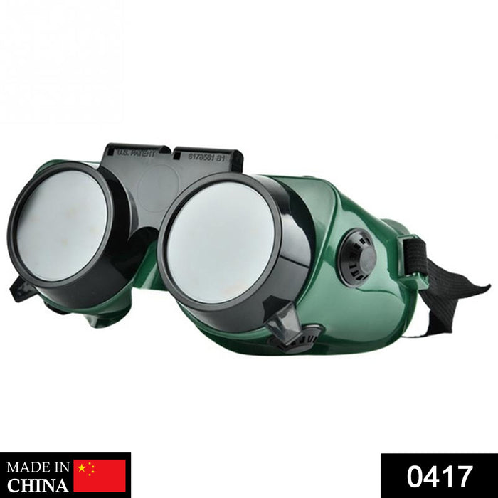 Welding Goggles (Dark Green, Large) by Your Brand