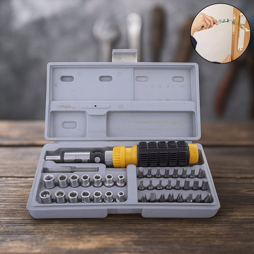 Socket and Screwdriver Tool Kit Accessories (41 pcs) by Your Brand