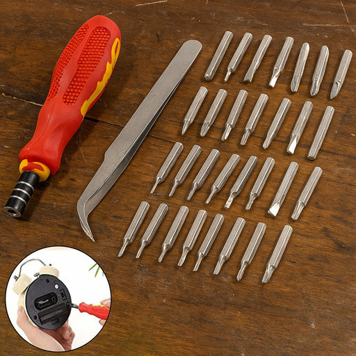 Screwdriver Set 32 in 1 with Magnetic Holder by Your Brand