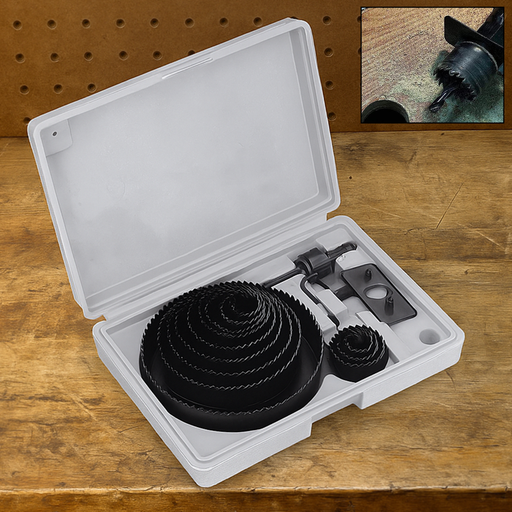 Hole Saw Drill Bit set (16 pcs) by Your Brand