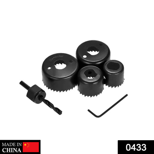 Hole Saw Set Drill Bit set 32mm ,38mm ,44mm ,54mm (6 pcs) by Your Brand